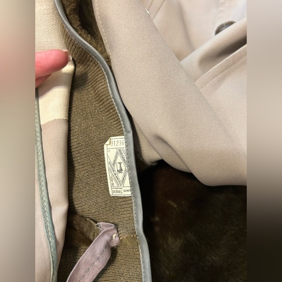 VTG Faux Fur London Fog Trench Coat. - Picture 8 of 10